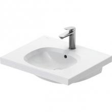 Duravit 238760AA00 - Duravit Aurena Wall Mounted Sink White High Gloss