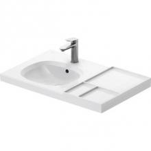 Duravit 238980AA00 - Duravit Aurena Wall Mounted Sink White High Gloss