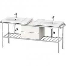 Duravit AU4590036360000 - Duravit Aurena Console Brushed Aluminum