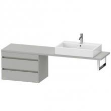 Duravit DS534803143 - Duravit DuraStyle Low Cabinet for Console  Pine Silver