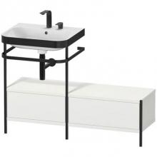 Duravit HP4760E3939 - Happy D.2 Plus C-Bonded Vanity Kit with Sink and Metal Console Nordic White