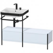 Duravit HP4760E9797 - Duravit Happy D.2 Plus C-Bonded Vanity Kit with Sink and Metal Console Light Blue