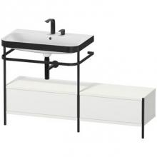 Duravit HP4762E3939 - Happy D.2 Plus C-Bonded Vanity Kit with Sink and Metal Console Nordic White