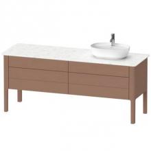 Duravit LU9568R5454 - Duravit Luv Two Drawer Floorstanding Vanity Unit Almond