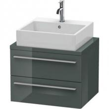 Duravit XL540503838 - Duravit X-Large Vanity Unit for Console  Dolomiti Gray High Gloss