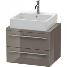 Duravit XL540508989 - Duravit X-Large Vanity Unit for Console  Flannel Gray High Gloss