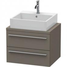 Duravit XL540509090 - Duravit X-Large Vanity Unit for Console  Flannel Gray Satin Matte