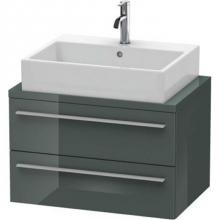 Duravit XL540603838 - Duravit X-Large Vanity Unit for Console  Dolomiti Gray High Gloss