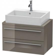 Duravit XL540608989 - Duravit X-Large Vanity Unit for Console  Flannel Gray High Gloss