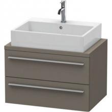 Duravit XL540609090 - Duravit X-Large Vanity Unit for Console  Flannel Gray Satin Matte