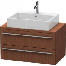 Duravit XL540701313 - Duravit X-Large Vanity Unit for Console  American Walnut