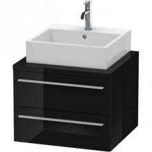 Duravit XL541504040 - Duravit X-Large Vanity Unit for Console  Black High Gloss