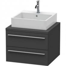 Duravit XL541504949 - Duravit X-Large Vanity Unit for Console  Graphite Matte