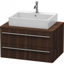 Duravit XL541706969 - Duravit X-Large Vanity Unit for Console  Brushed Walnut