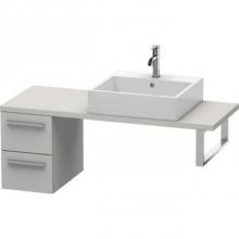 Duravit XL542500707 - Duravit X-Large Vanity Unit for Console  Concrete Gray Matte