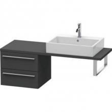 Duravit XL542704949 - Duravit X-Large Vanity Unit for Console  Graphite Matte