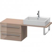 Duravit XL542808686 - Duravit X-Large Vanity Unit for Console  Cappuccino High Gloss