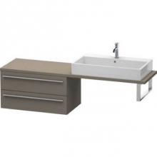 Duravit XL542909090 - Duravit X-Large Vanity Unit for Console  Flannel Gray Satin Matte