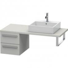 Duravit XL543600707 - Duravit X-Large Vanity Unit for Console  Concrete Gray Matte