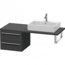 Duravit XL543704949 - Duravit X-Large Vanity Unit for Console  Graphite Matte