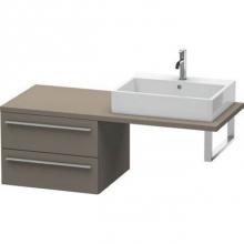 Duravit XL543809090 - Duravit X-Large Vanity Unit for Console  Flannel Gray Satin Matte