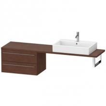 Duravit XL544801313 - Duravit X-Large Vanity Unit for Console  American Walnut