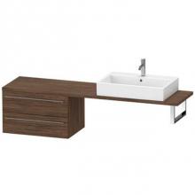 Duravit XL544802121 - Duravit X-Large Vanity Unit for Console  Dark Walnut