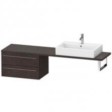 Duravit XL544807272 - Duravit X-Large Vanity Unit for Console  Brushed Dark Oak