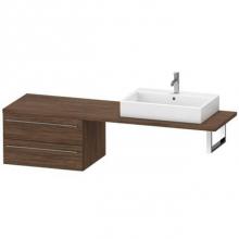 Duravit XL545902121 - Duravit X-Large Vanity Unit for Console  Dark Walnut