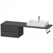 Duravit XL545904949 - Duravit X-Large Vanity Unit for Console  Graphite Matte