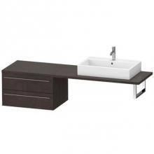 Duravit XL545907272 - Duravit X-Large Vanity Unit for Console  Brushed Dark Oak