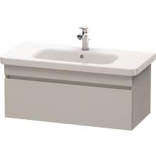 Duravit DS638200707 - Duravit DuraStyle One Drawer Wall-Mount Vanity Unit Concrete Gray