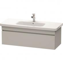 Duravit DS639500707 - Duravit DuraStyle One Drawer Wall-Mount Vanity Unit Concrete Gray