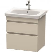 Duravit DS648009191 - Duravit DuraStyle Two Drawer Wall-Mount Vanity Unit Taupe