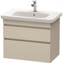 Duravit DS648109191 - Duravit DuraStyle Two Drawer Wall-Mount Vanity Unit Taupe