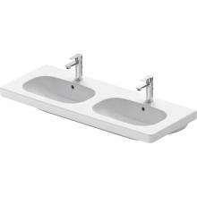 Duravit 03481200002 - D-Code Double Vanity Sink White