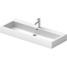 Duravit 0454120000 - Duravit Vero 47 1/4'' Rectangular Wall Mounted Sink in White with Single Faucet Hole and