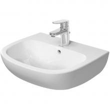 Duravit 23105500002 - D-Code Wall-Mount Sink White