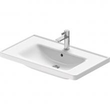 Duravit 2367800000 - Duravit D-Neo 31 1/2'' Rectangular Wall Mounted Sink in White with Single Faucet Hole an
