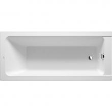 Duravit 700100000000090 - D-Code Drop-In Bathtub White