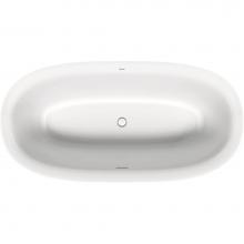 Duravit 700469000000090 - White Tulip Freestanding Bathtub White