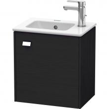 Duravit BR4000R1016 - Brioso One Door Wall-Mount Vanity Unit Oak Black