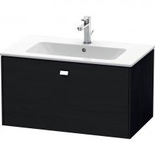 Duravit BR400201016 - Brioso One Drawer Wall-Mount Vanity Unit Oak Black