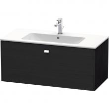 Duravit BR400301016 - Brioso One Drawer Wall-Mount Vanity Unit Oak Black