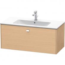 Duravit BR400301030 - Brioso One Drawer Wall-Mount Vanity Unit Natural Oak