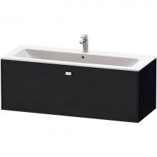 Duravit BR400401016 - Brioso One Drawer Wall-Mount Vanity Unit Oak Black