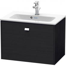 Duravit BR401001016 - Brioso One Drawer Wall-Mount Vanity Unit Oak Black