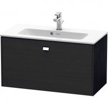 Duravit BR401101016 - Brioso One Drawer Wall-Mount Vanity Unit Oak Black