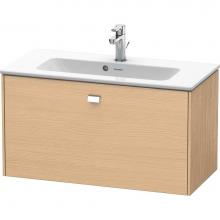 Duravit BR401101030 - Brioso One Drawer Wall-Mount Vanity Unit Natural Oak