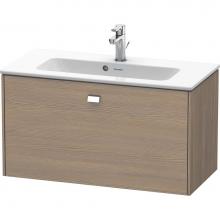 Duravit BR401101035 - Brioso One Drawer Wall-Mount Vanity Unit Oak Terra